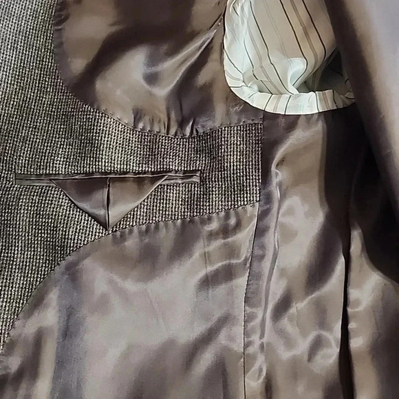Men's Lauren Ralph Lauren Sports Coat , Tweed, Brown, Size 42L, Pre-Owned - Picture 8 of 10